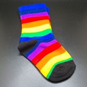 TODDLER rainbow tube socks